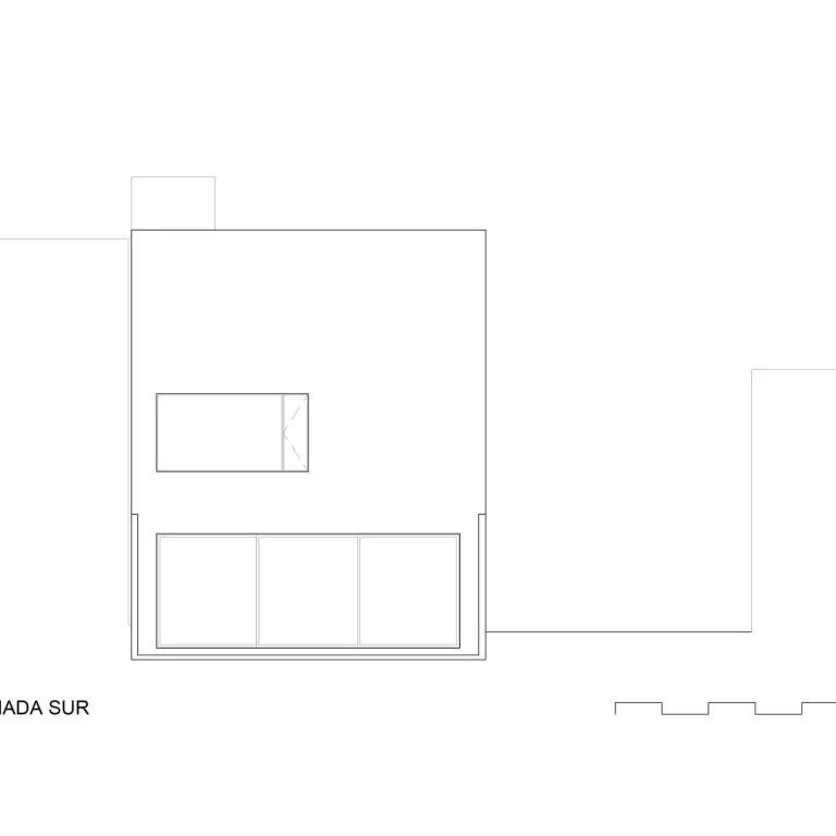 Casa Xochitlali en CDMX por TALC - Plano Arquitectónico - El Arqui MX