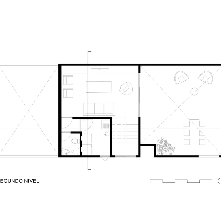 Casa Xochitlali en CDMX por TALC - Plano Arquitectónico - El Arqui MX