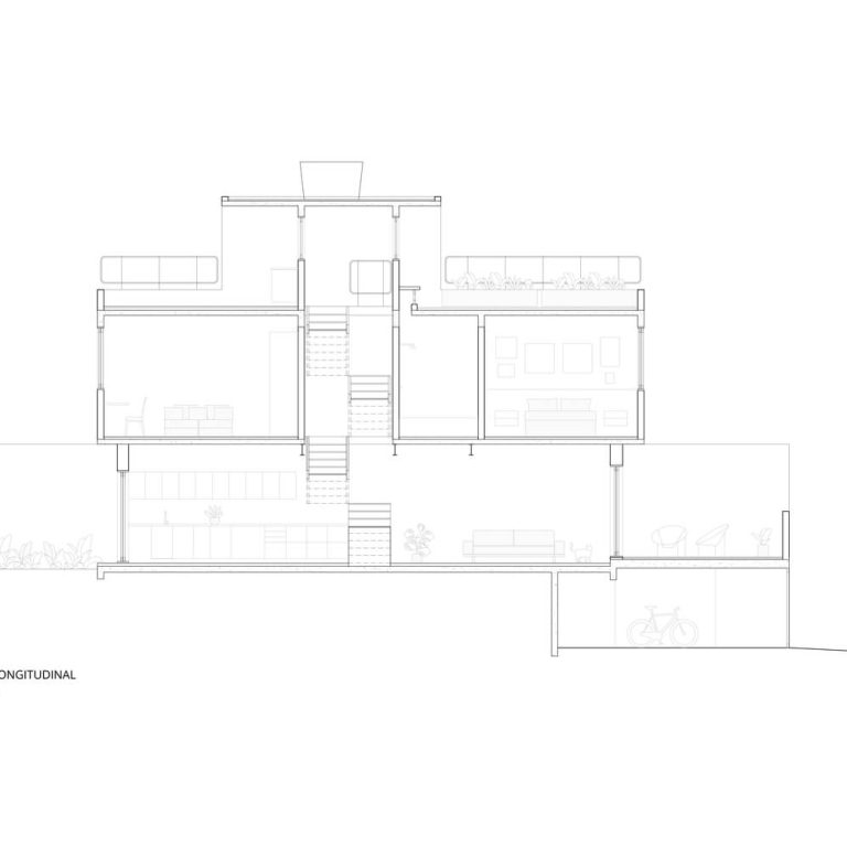 PPlanos Casa de Marcos y de Júlia por Goiva Arquitetura: Ampliación Vertical y Diseño de Rooftops en São Paulo