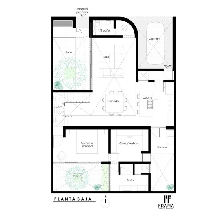 Casa del Mezquite por FRAMA Diseño