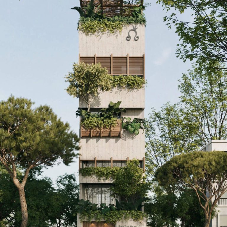 Casa del Pulpo en Vietnam: Diseño Multifuncional por TAR. DISEÑO CHITECT