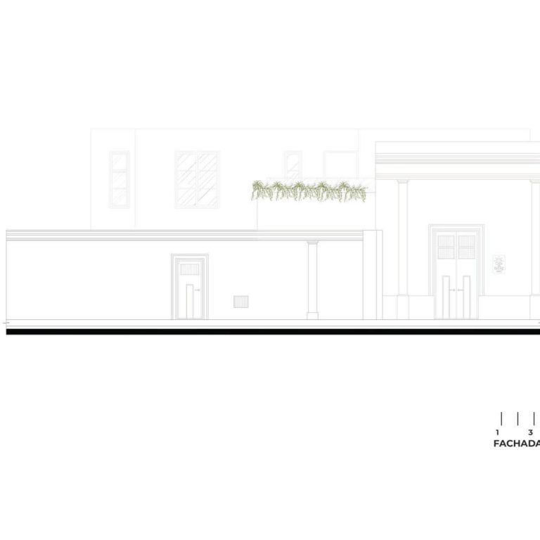 Planos de Casa del Sastre en Yucatán por Arq. Ana Maria Icaza Leyva