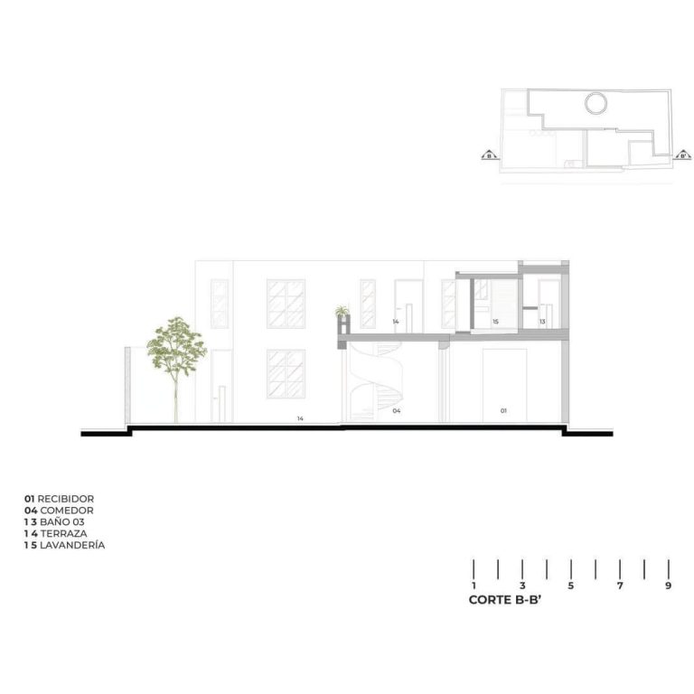 Planos de Casa del Sastre en Yucatán por Arq. Ana Maria Icaza Leyva