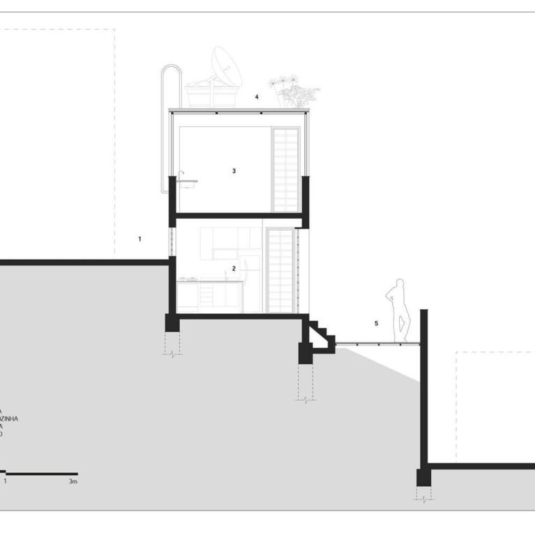 Casa en Pomar do Cafezal en Brasil por Colectivo LEVANTE - Plano Arquitectonico