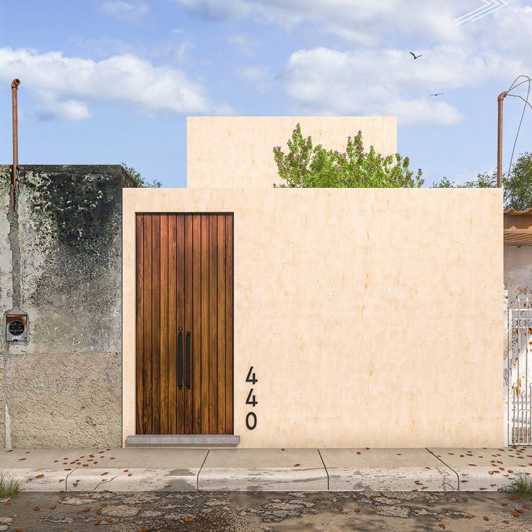 Casa entre patios en Yucatán por BINOMIO arquitectura + interiorismo - Render Arquitecto - El Arqui MX