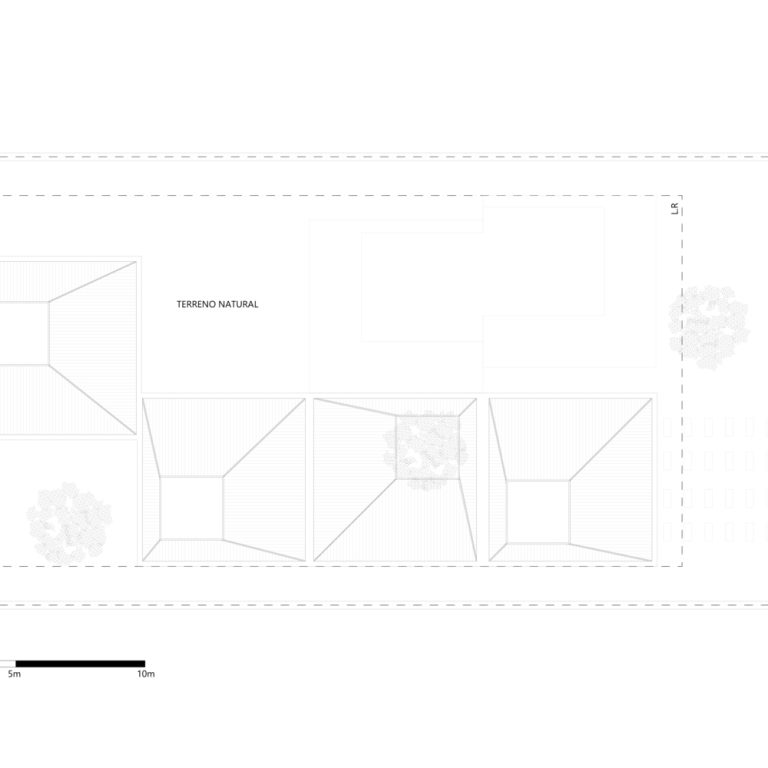 Casa y quincho Talacasto etapa I en Argentina por Estudio 2(A) DosArquitectas - Plano arquitectonico