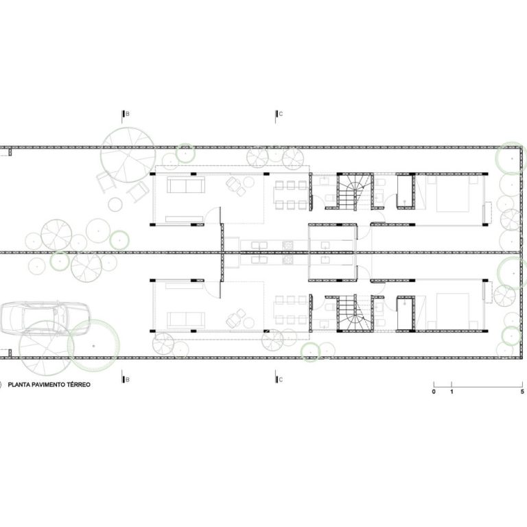 Planos de Casas Campeche en Brasil por Terra e Tuma Arquitetos Associados
