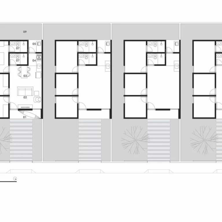 Casas Populares Paudalho Brasil - NEBR arquitectura