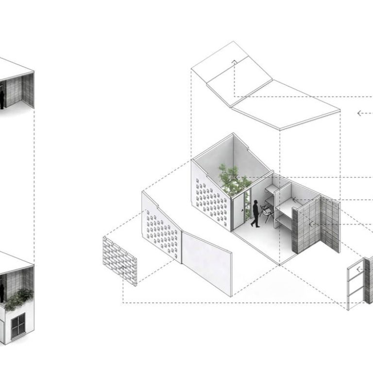 Intervención Infonavit en Morelos por Taller ADG - Plano Arquitectónico - EL Arqui MX