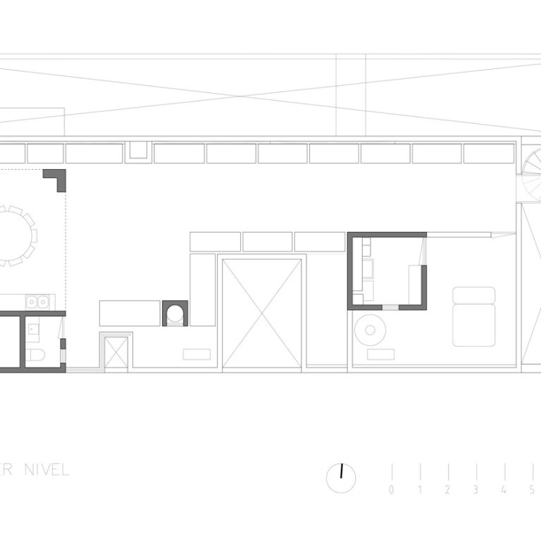 Planta arquitectónica de Departamentos Monte Everest en Aguascalientes por COA Arquitectura - Plano Arquitectonico - EL Arqui MX