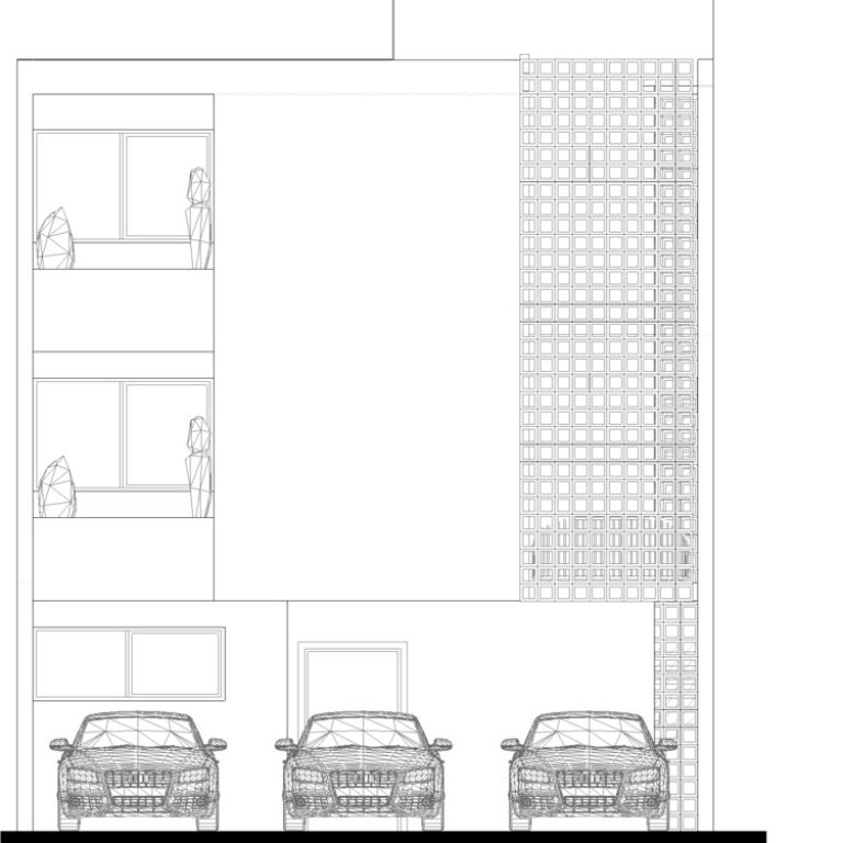 Departamentos del Barro, Plano, fachada