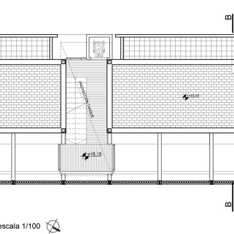 Edificio Valois en Paraguay por José Cubilla - Plano Arquitectonico