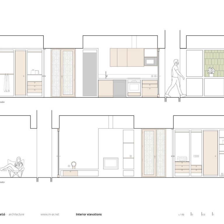 Es Pou. Vivienda en Formentera por Marià Castelló Martínez - Plano arquitectonico