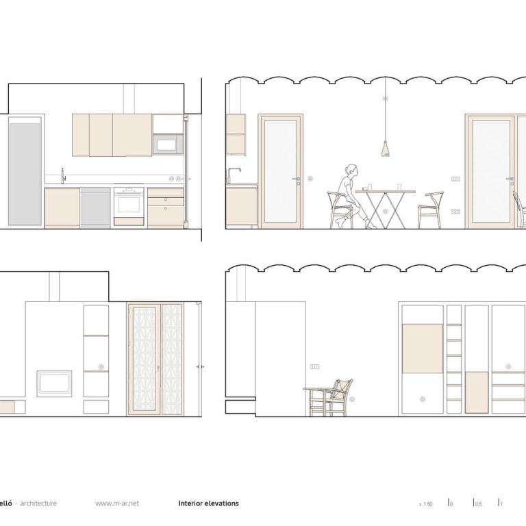 Es Pou. Vivienda en Formentera por Marià Castelló Martínez - Plano arquitectonico