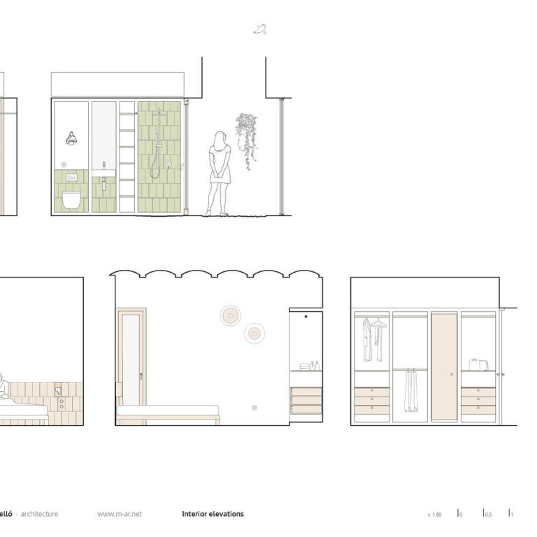 Es Pou. Vivienda en Formentera por Marià Castelló Martínez - Plano arquitectonico