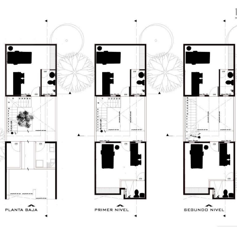 Estudia Vertical en Puebla por METAMORFO Arquitectos - Plano Arquitectonico