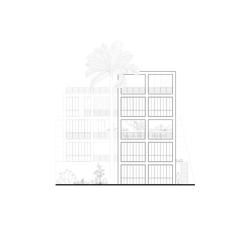 Holtel NICO Sayulita en Jalisco por Palma & HYBRID - Plano Arquitectonico - El Arqui MX