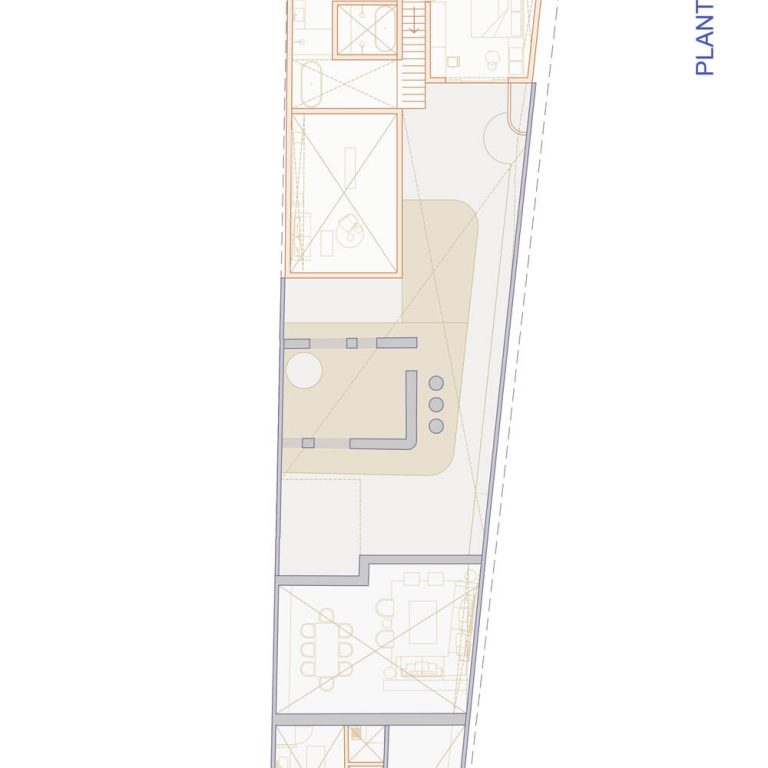Plano Arquitectónico. Planta alta