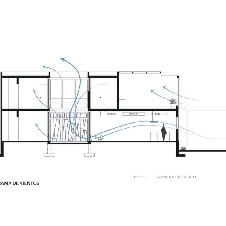 La Casita en Nuevo León por Tres Más Dos Arquitectos - Plano Arquitectónico - El Arqui MX