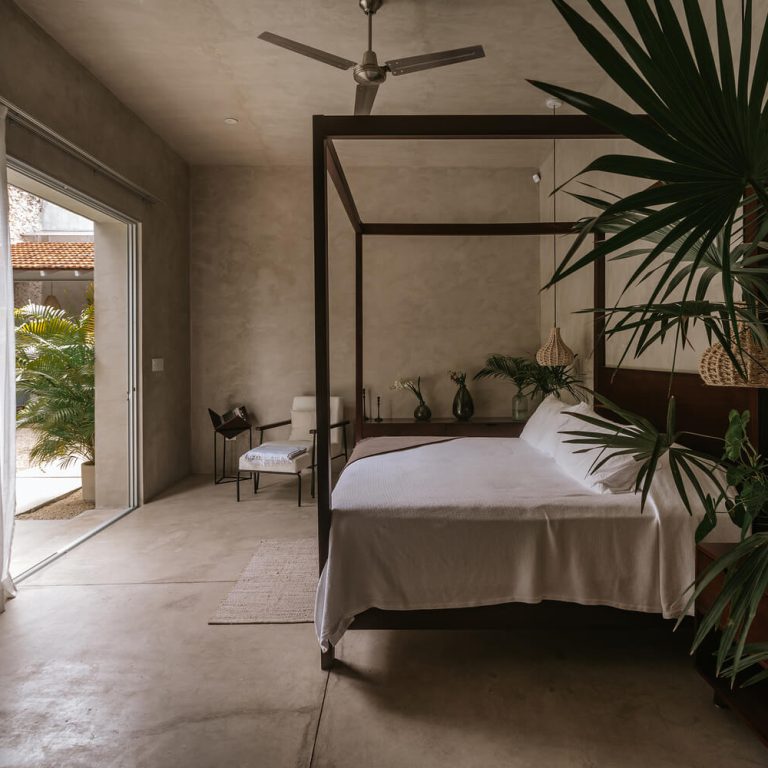 La casa horseshoe en Yucatán