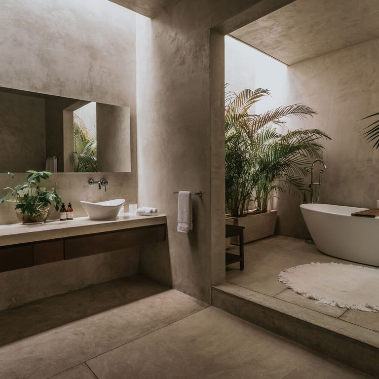 La casa horseshoe en Yucatán