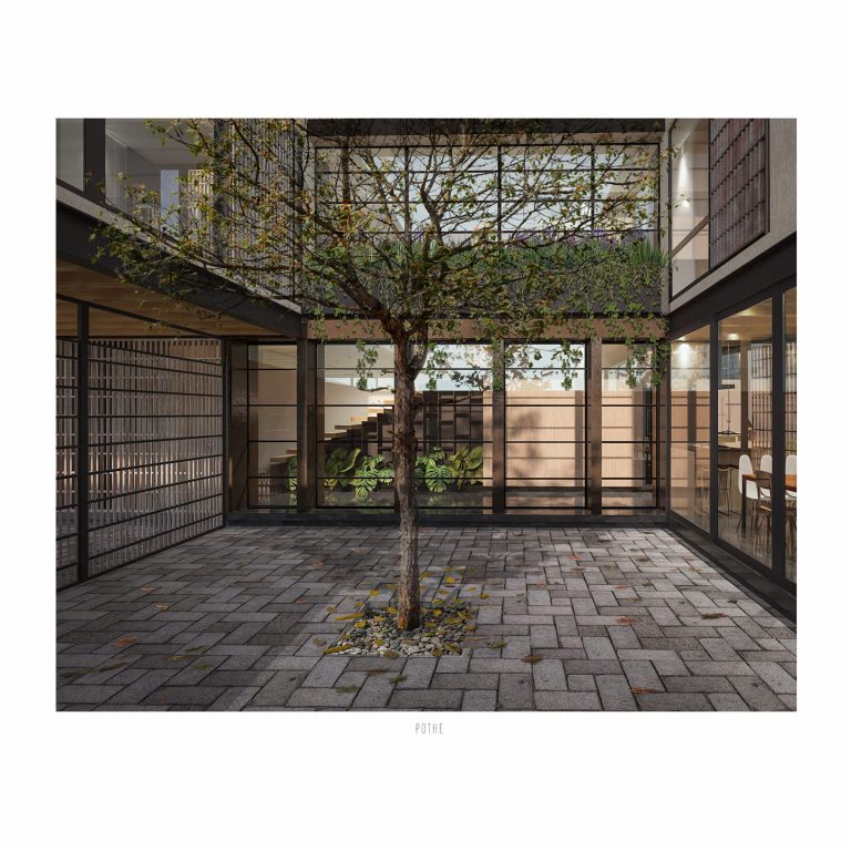Casa Roble 3.6 en Querétaro por Pothe.arquitectura - Render Arquitectonico