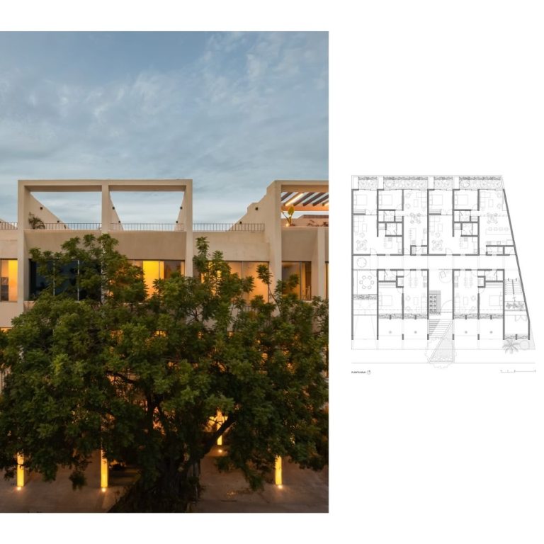Planimetría Edificio Salvia El Dorado en Sinaloa por Duales Taller