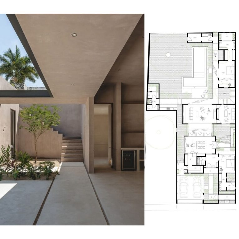 Planimetría Vivienda unifamiliar Casa BJ por Nauzet Rodríguez