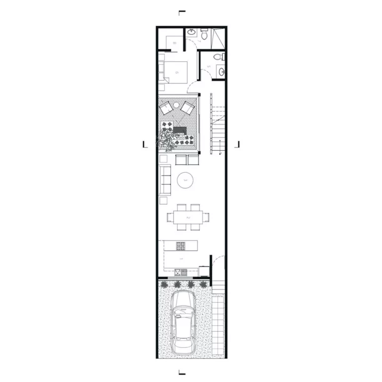 Plano de La Casita en Nuevo León - Planos Arquitectónicos - El Arqui MX