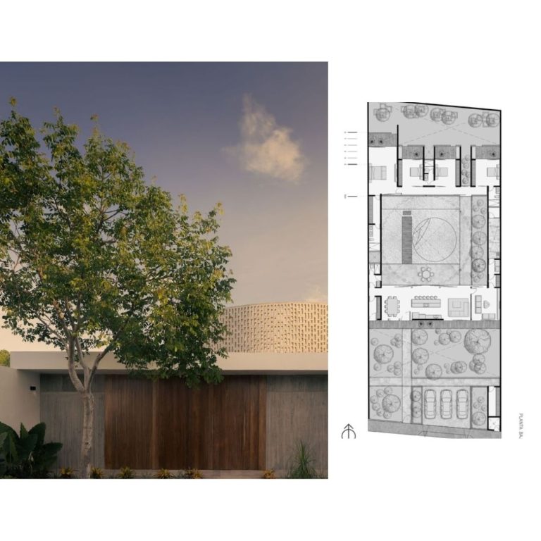 Planos Arquitectónicos de Casa Wóolis en Yucatán