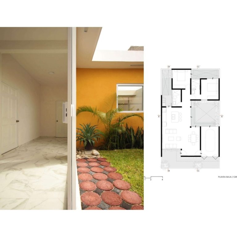 Planos de Casa Anel en Guerrero por Fractal Arquitectos
