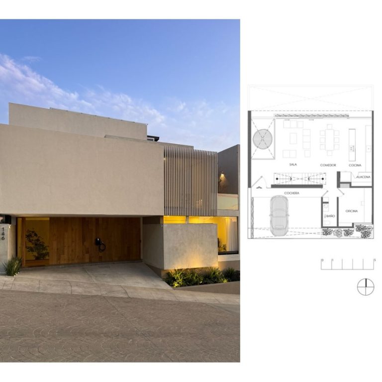 Planos de Casa Arrayán en Michoacán por Eric Guzmán Arquitectos