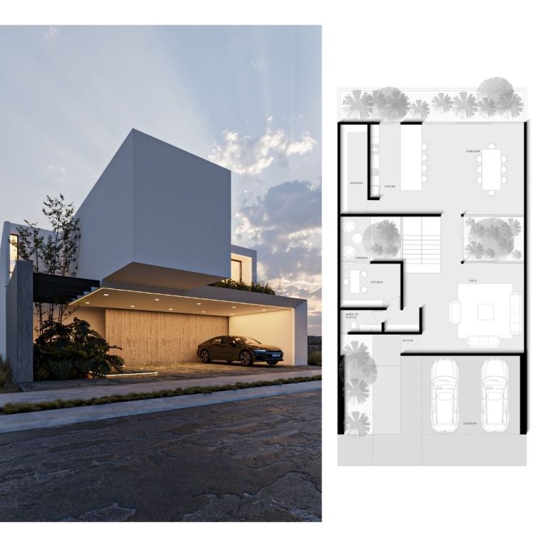 Planos de Casa Chipahuak en Puebla