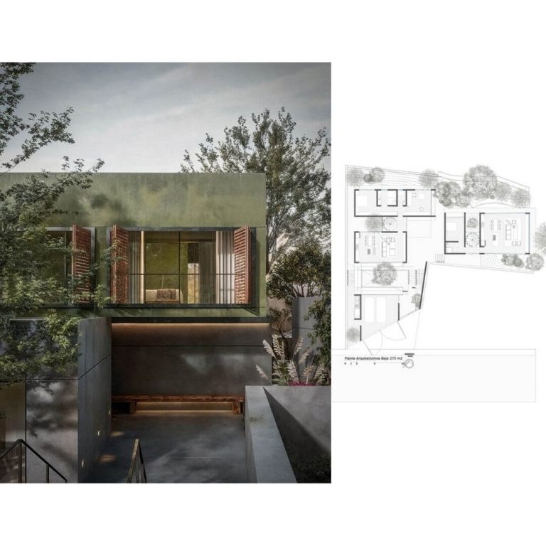 Planos de Casa Colibrí en Guanajuato por Arq. Arturo Ortiz