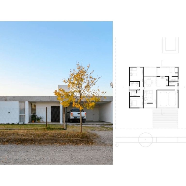 Planos de Casa GDR en Argentina por Tomás Gastaldi Arquitecto