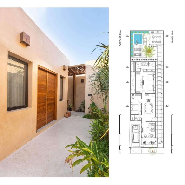 Planos de Casa Málaga en Quintana Roo