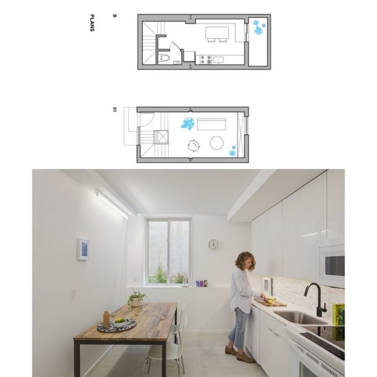 Planos de Casa Pequeña torre: Plantas, Fachadas y Cortes