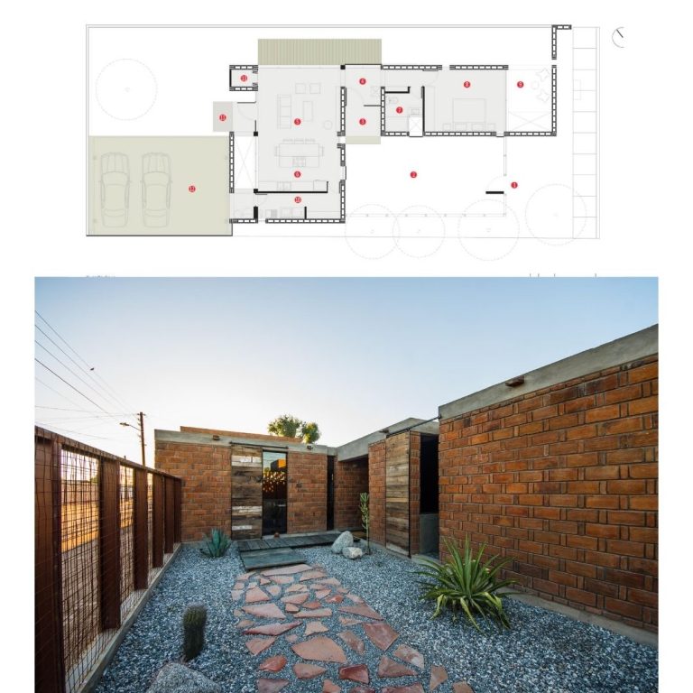 Planos de Casa RAT TRAP BOND en Sonora: Plantas, Fachadas y Cortes