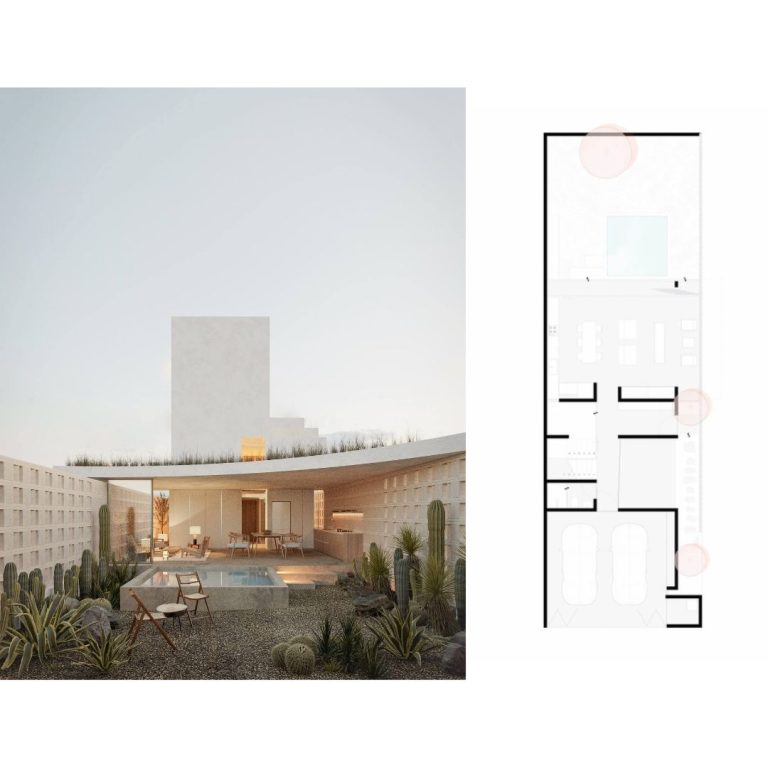 Planos Arquitectonicos, plantas, cortes, fachadas de Planos de Casa Sierra Madre en Zacatecas
