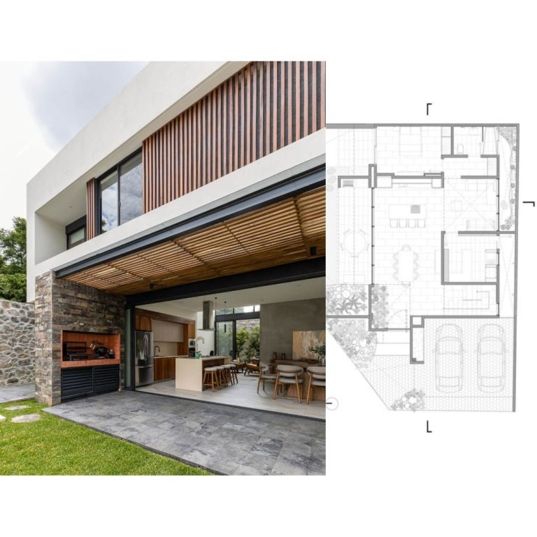 Planos de Casa Sion en Morelos por MARRO Arquitectos
