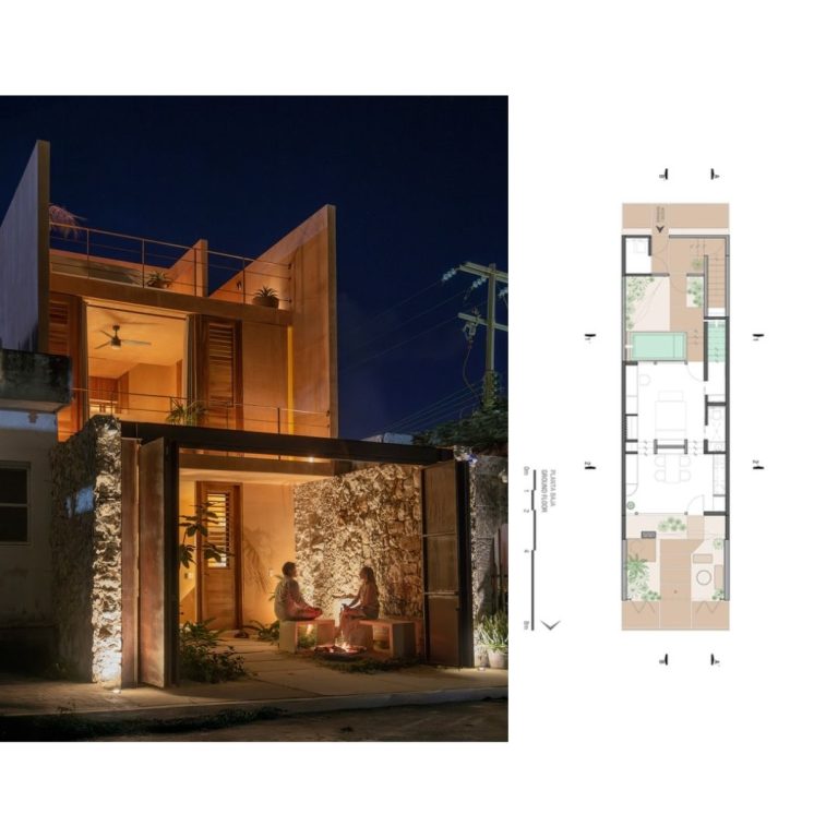 Planos de Casa de Puerto en Yucatán