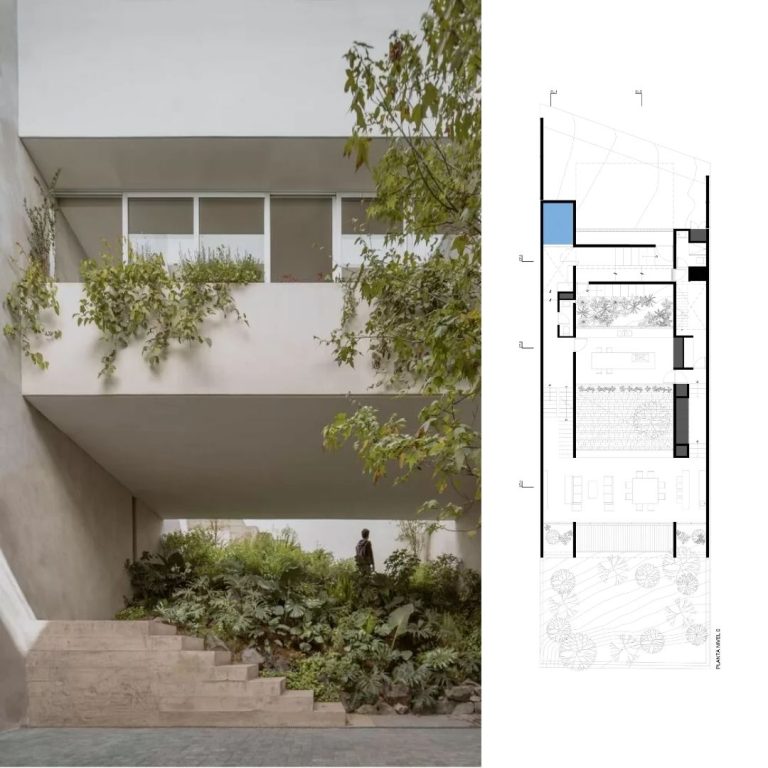 Planos de Casa de la Cañada en Edo. México: Plantas, Fachadas y Cortes