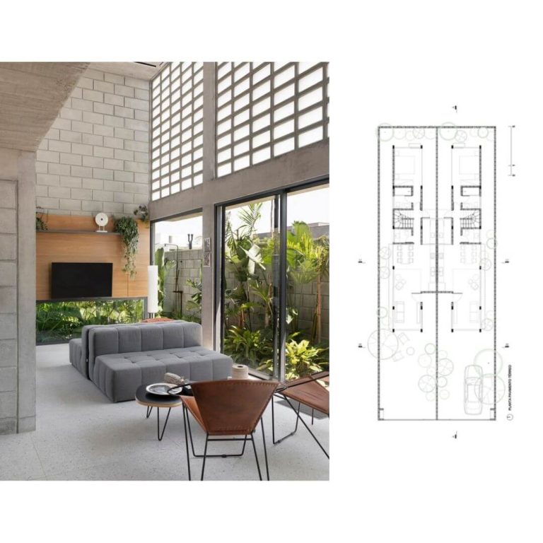 Planos de Casas Campeche en Brasil por Terra e Tuma Arquitetos Associados