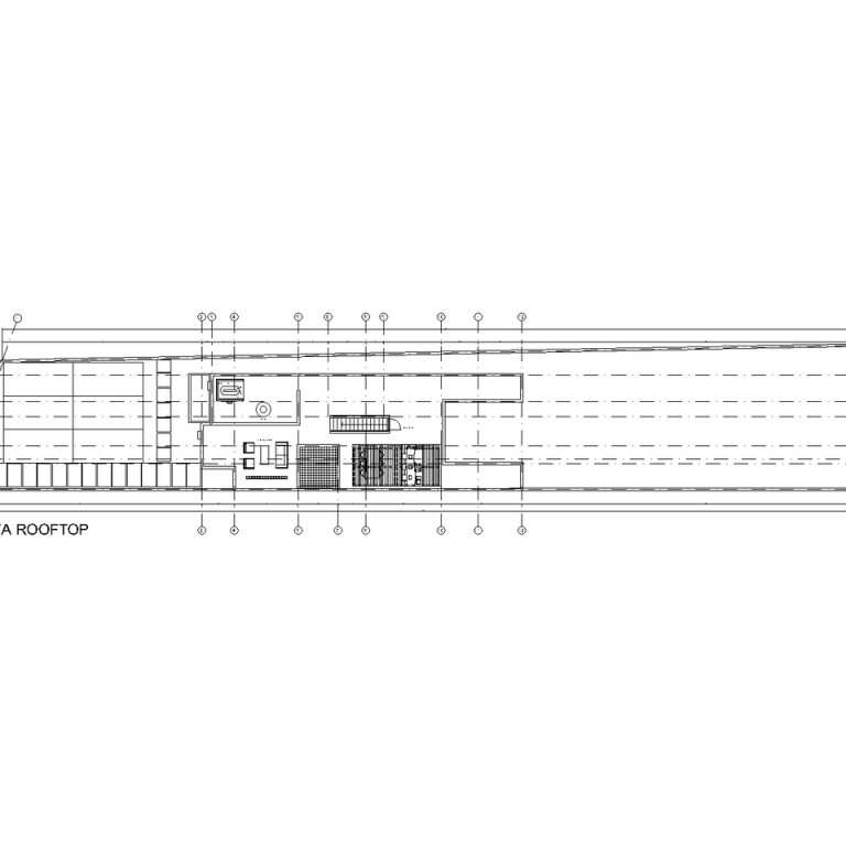Plano Arquitectónico. Planta alta