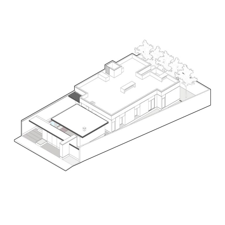 Planos Arquitectónicos de Casa Corregidora en Colima: Arquitectura Contemporánea por Taller DMS