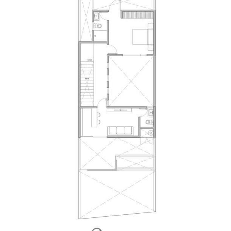 Planta tercer nivel. Casa SRG por SAVE Arquitectos