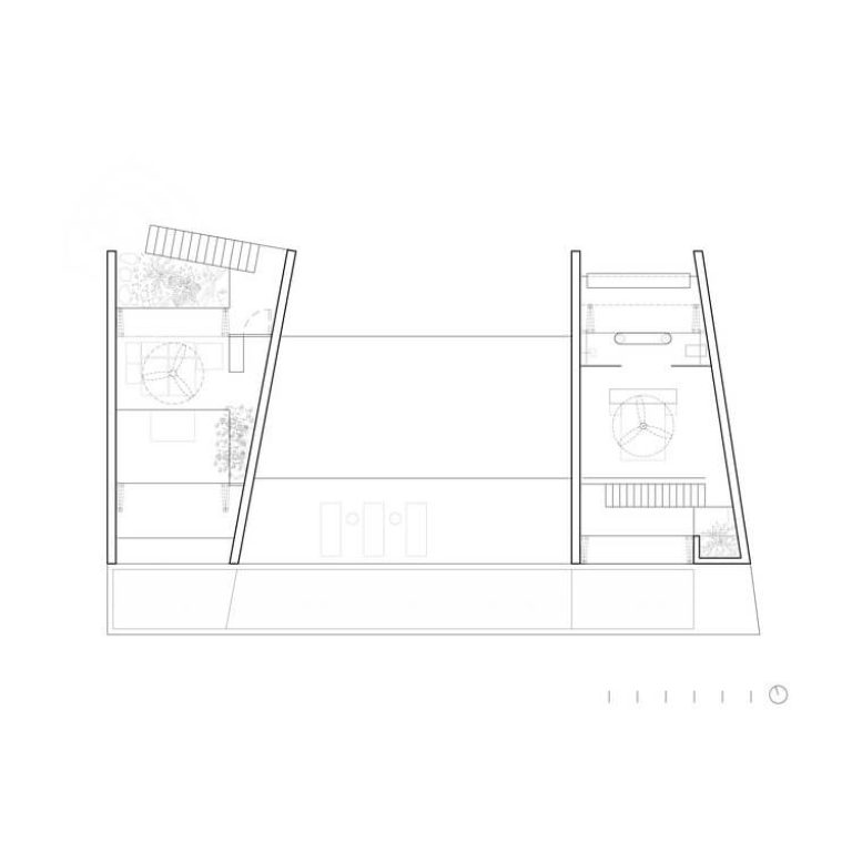 Planta alta de Casa Macahuite por Studio Font