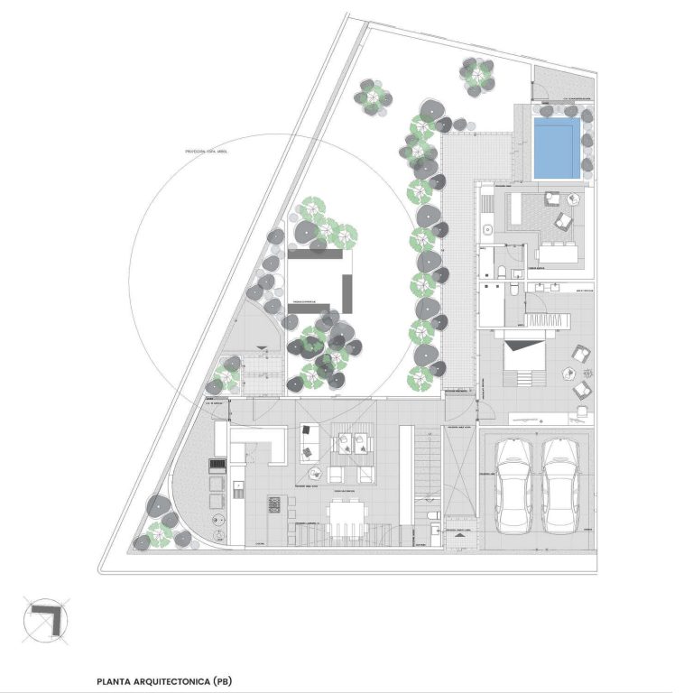 Planos de Casa Chukum CZ en Quintana Roo: Plantas, Fachadas y Cortes