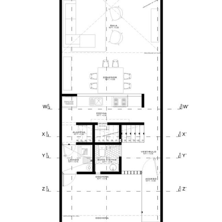 Casa Giulia en Puebla por Moctezuma Estudio de Arquitectura - Plano arquitectonico