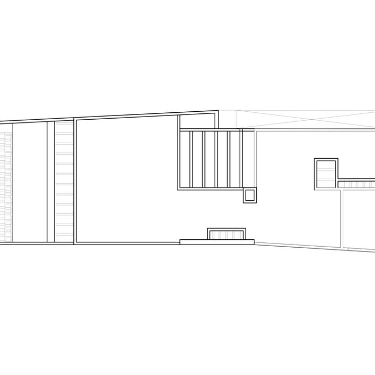 Casa Leona en Aguascalientes por Colectivo Arrabal - Plano Arquitectonico